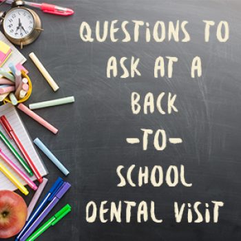 Houston dentist, Dr. Dassani at Dassani Dentistry, shares ideas for questions parents and children can ask at a back-to-school dental visit.